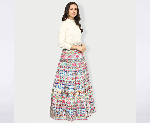 shirt pattern lehenga